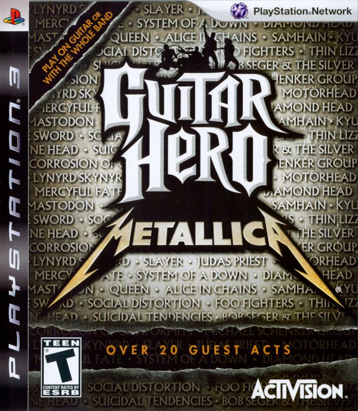 Guitar Hero: Metallica box art for Xbox 360